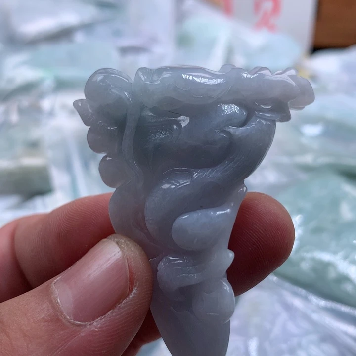 翡翠未镶嵌颈饰保真天然a货翡翠