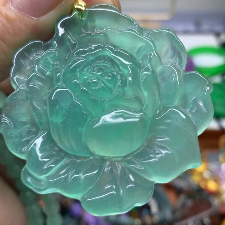 颈饰未镶嵌翡翠吊坠