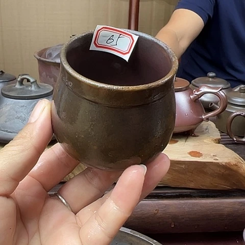 戬谷龙窑柴烧茶杯65
