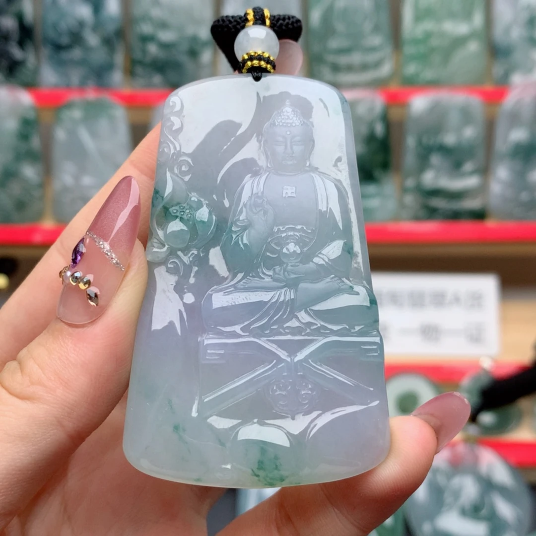 颈饰未镶嵌翡翠阿弥陀佛