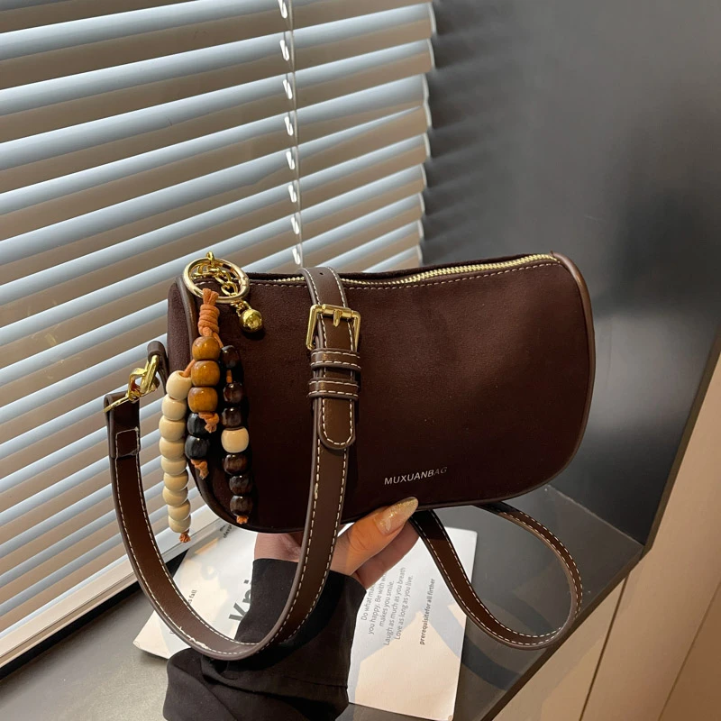 包包女新款波士顿通勤风简约女包百搭单肩斜挎包女士方款时尚女包