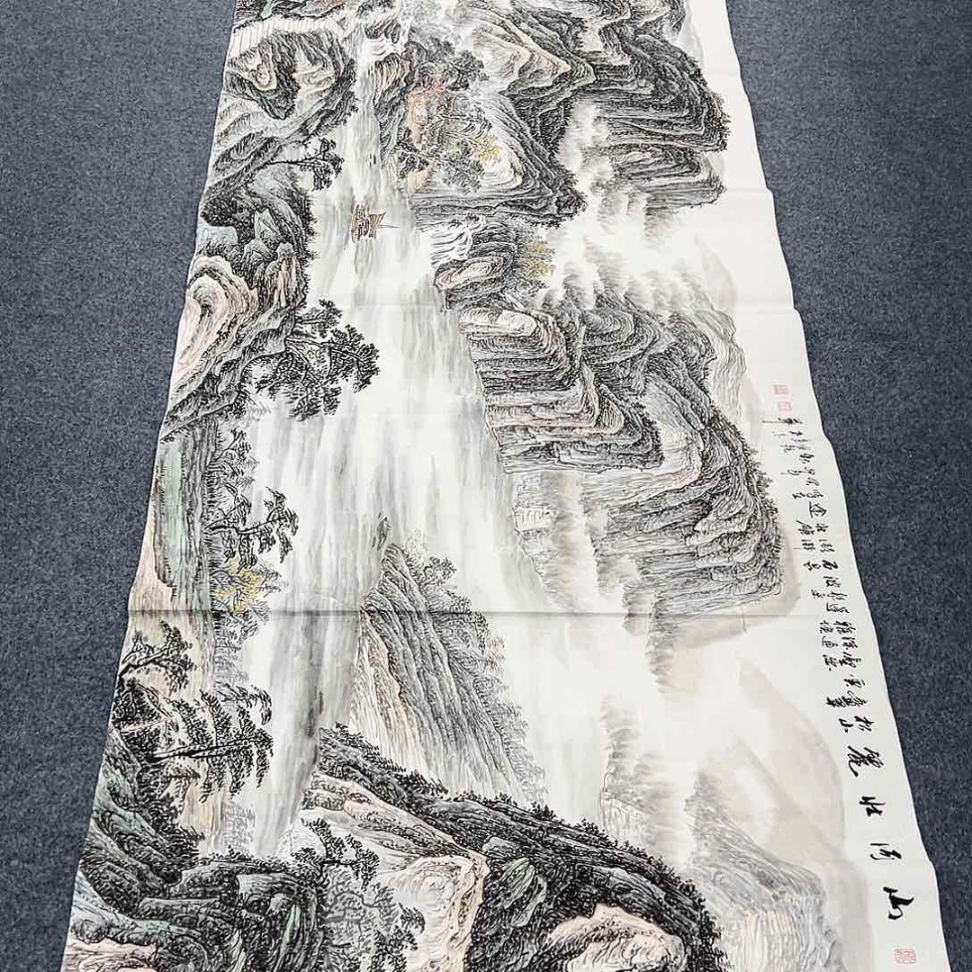 国画纯手绘作品欣赏图