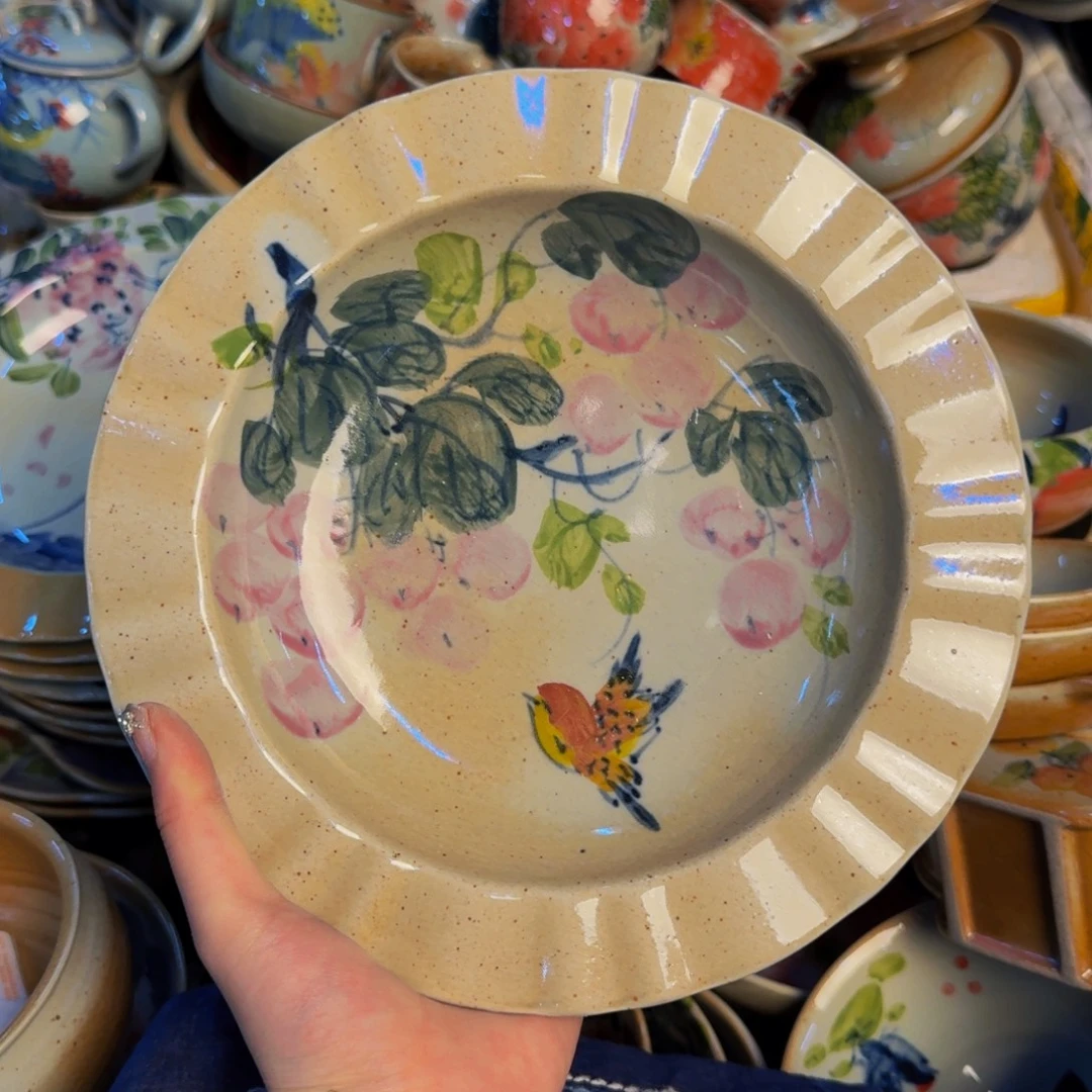 瓷片景德镇陶瓷手工手绘