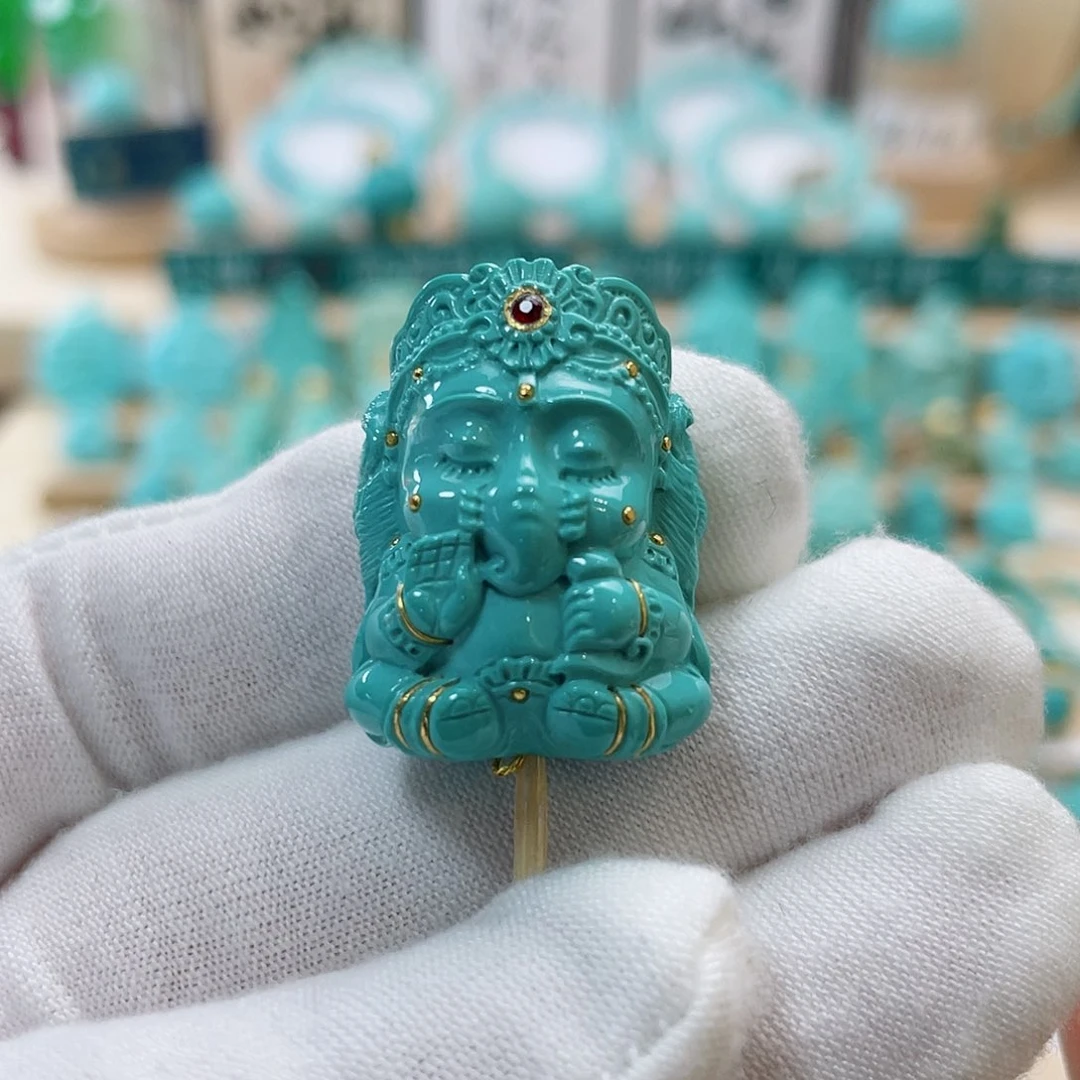 绿松石珠宝奇石未镶嵌