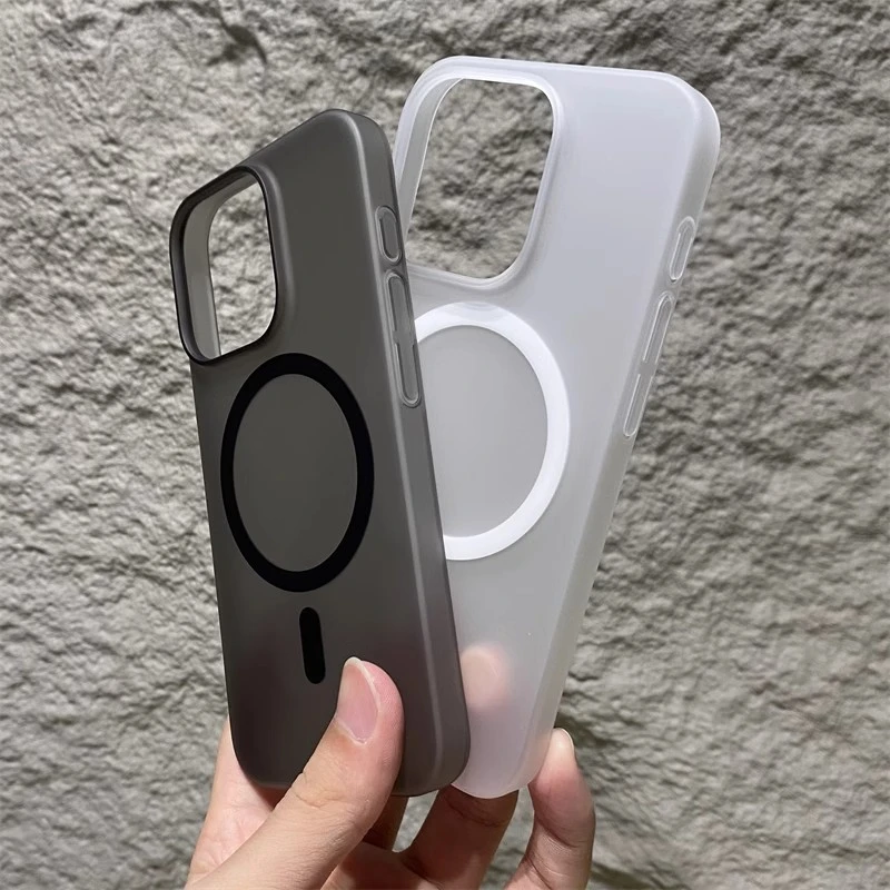 冰雾肤感磁吸适用苹果16/15promax手机壳iphone14/13磨砂12/11软