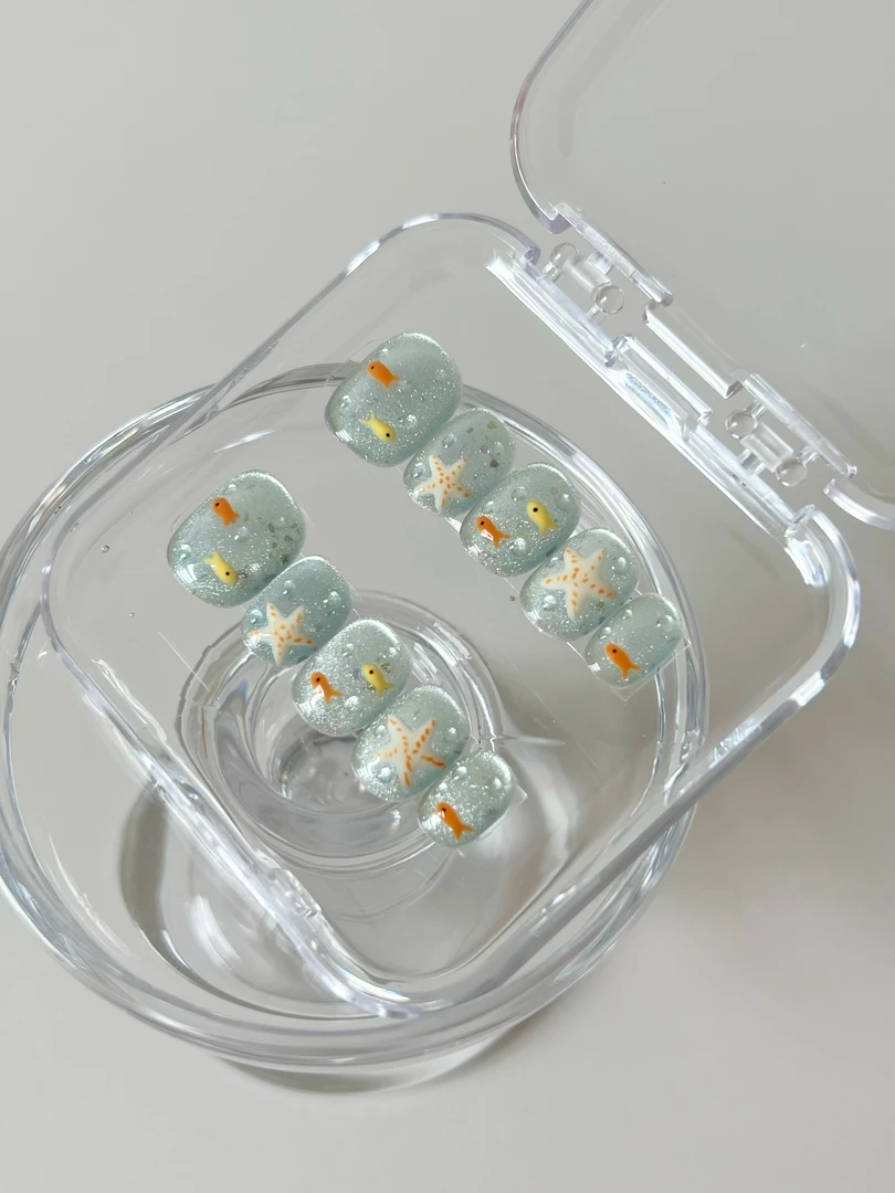 【小鱼吐泡泡】Melody纯手工穿戴甲