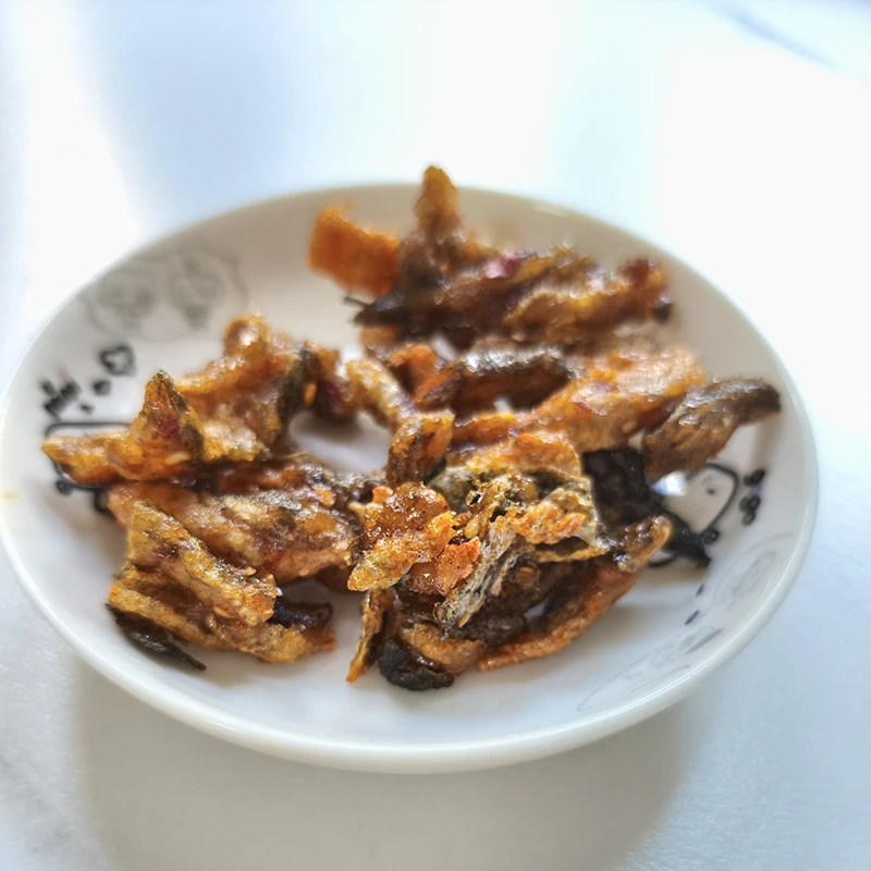 香辣鱼皮舟山特产开袋即食鳕鱼蜜汁香辣鱼皮小零食