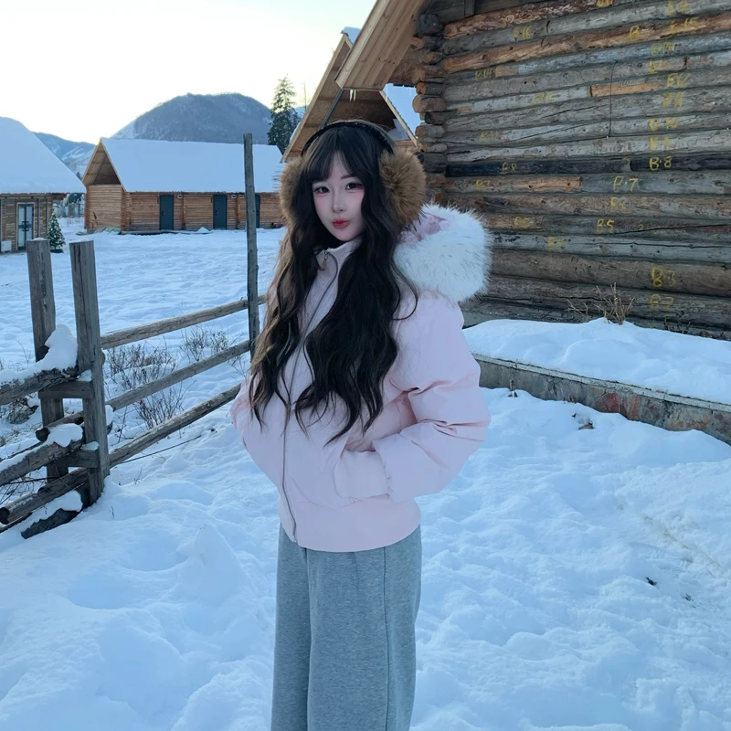 小海欧短款棉服 2025冬季新款宽松棉衣棉服外套