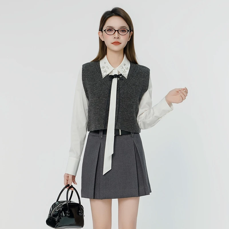 【小北专属】休闲毛织马甲646051