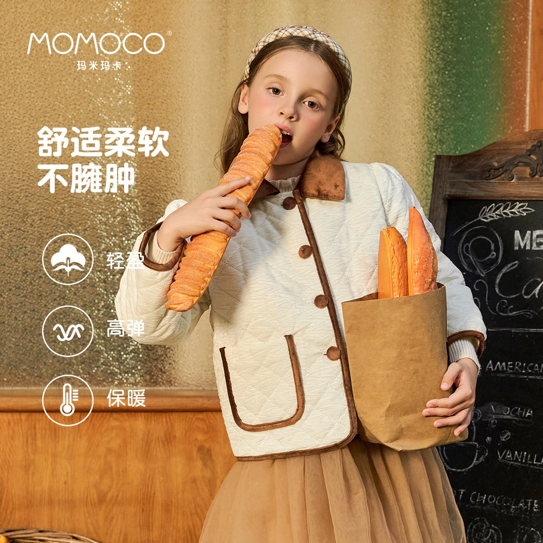 MOMOCO女童时尚简约外套 79830107009