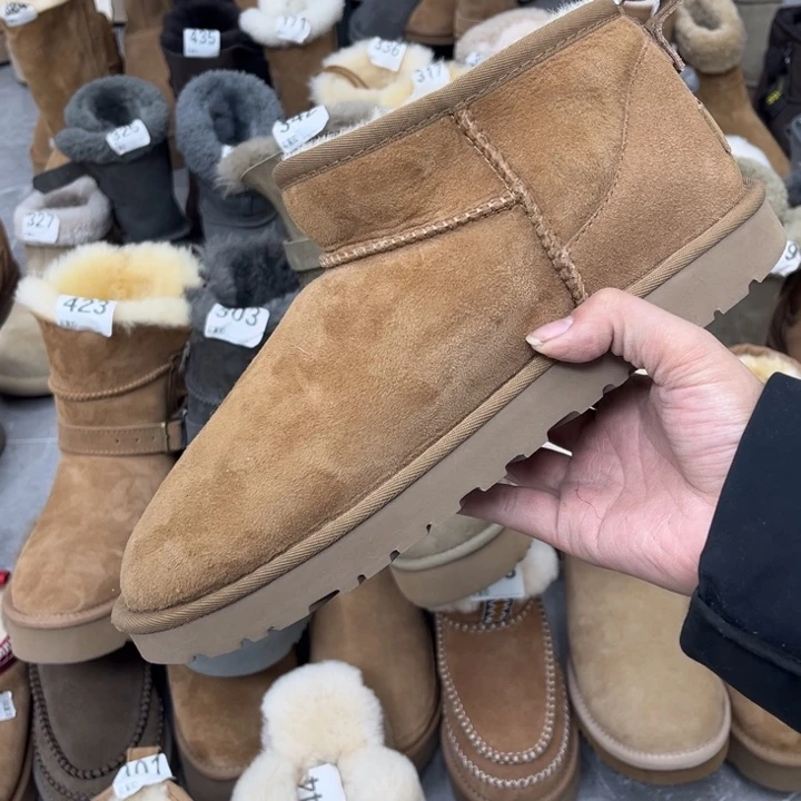 栗色薄底冬雨39码数的