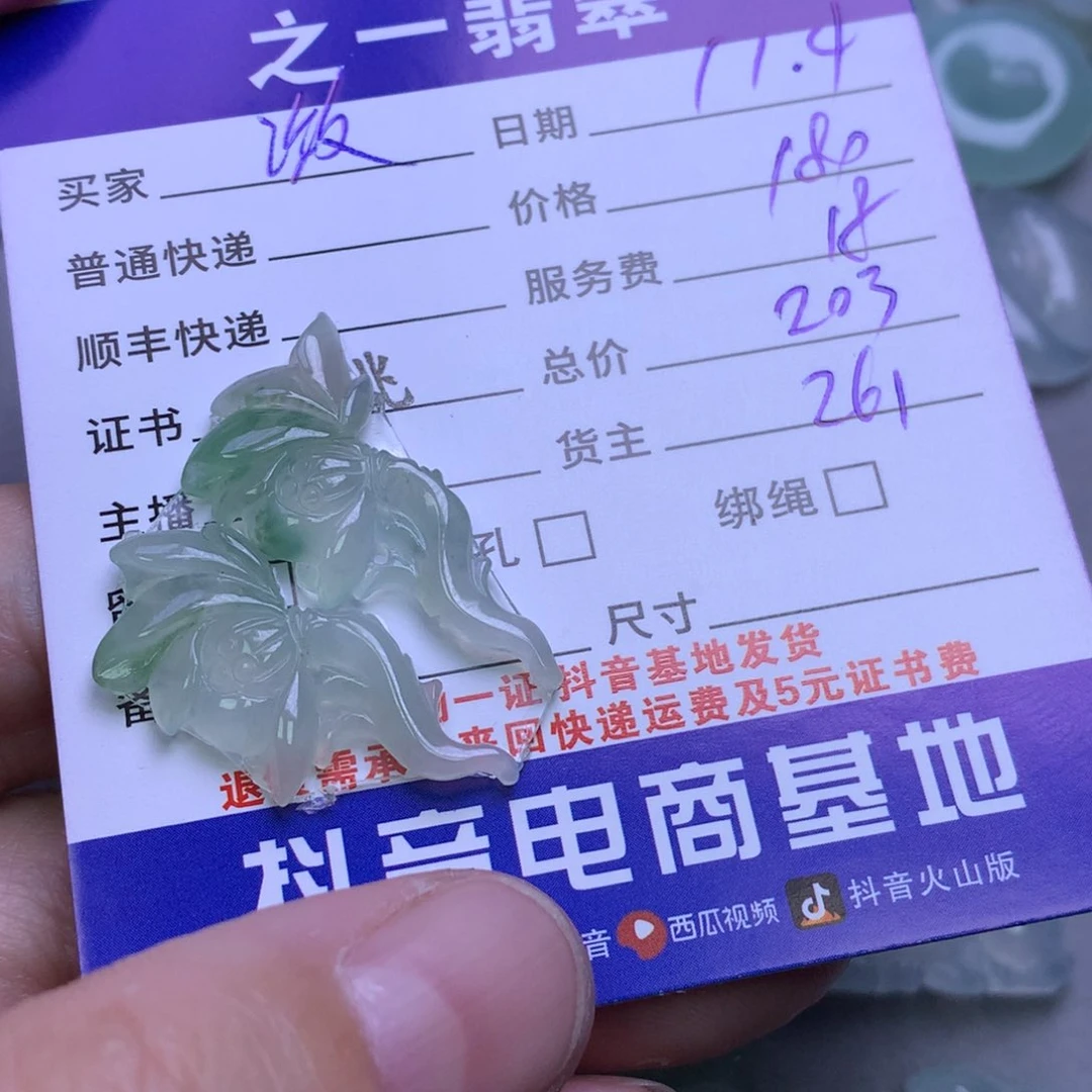 颈饰未镶嵌翡翠潋*