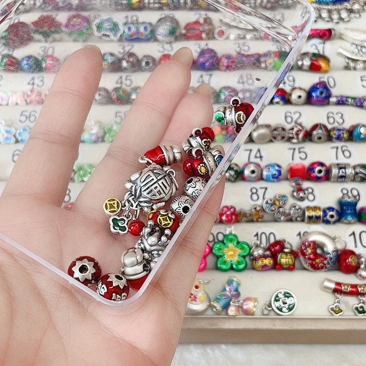 旺***酵足银珐琅彩足银配件