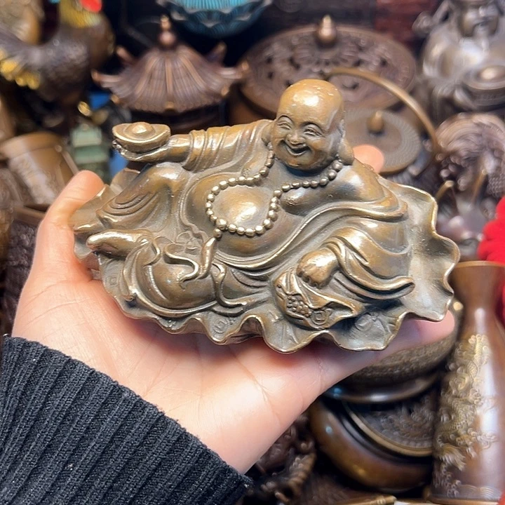 铜器摆件老王直播间