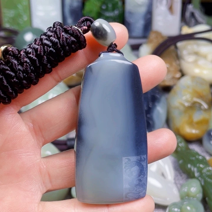 和田玉挂件未镶嵌高***酱