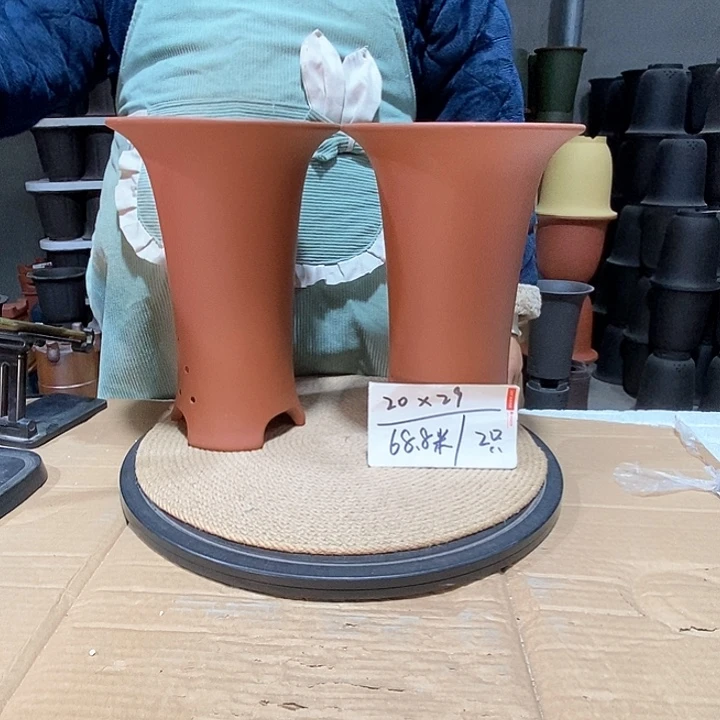 紫砂花盆紫砂花盆