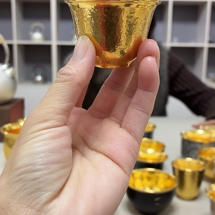 18号李小鹤里外金足金3克闻香杯50毫升