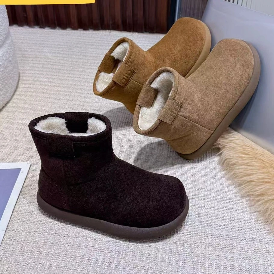 时尚雪地靴厚底雪地靴厚底棉鞋