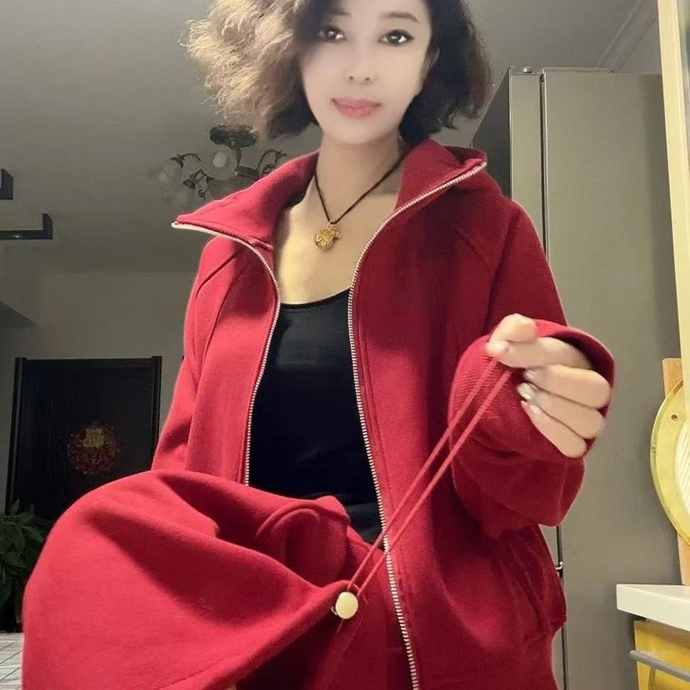 627加绒阔腿裤套装