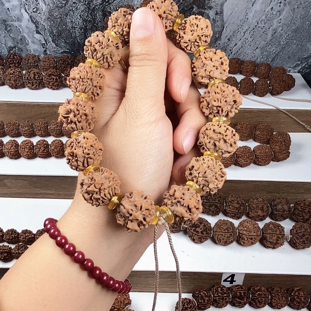 钱***吟金刚菩提手串原生态精品收藏版0瓣龙焰