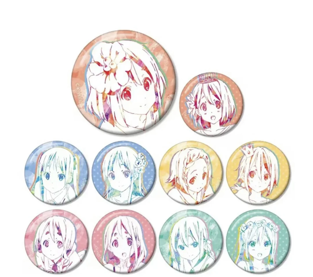 轻音少女 水彩彩色线稿徽章第二弹 正版日谷