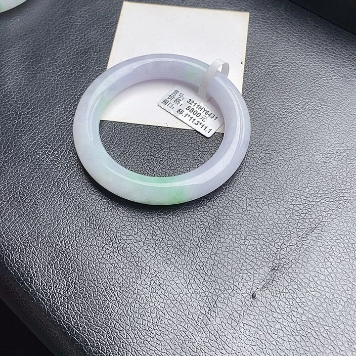 未镶嵌手镯翡翠55圆条
