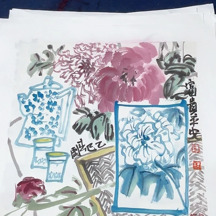 国画崔春刚国画作品