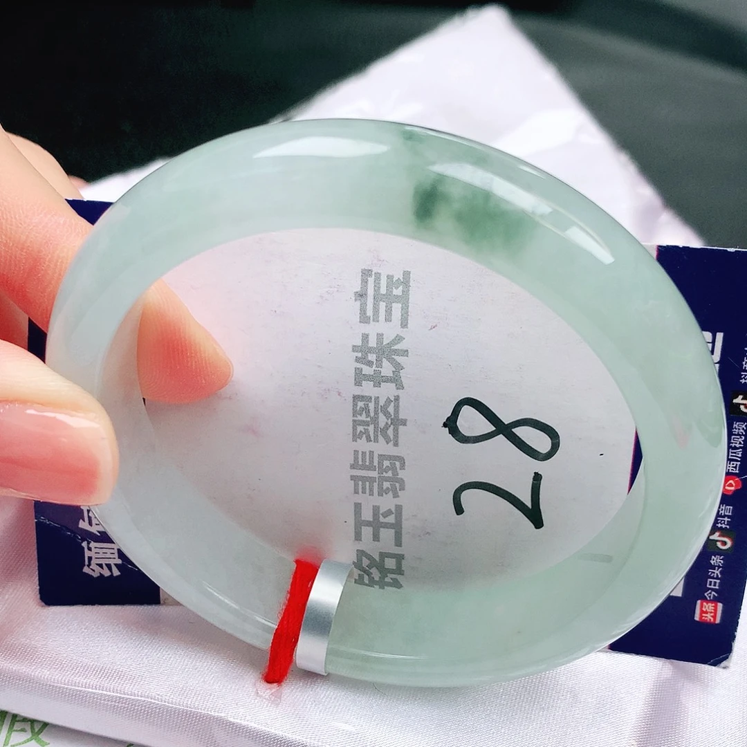 翡翠未镶嵌手镯缅甸天然a货翡翠手镯