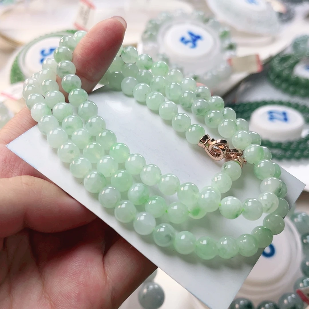 未镶嵌手链翡翠珠链