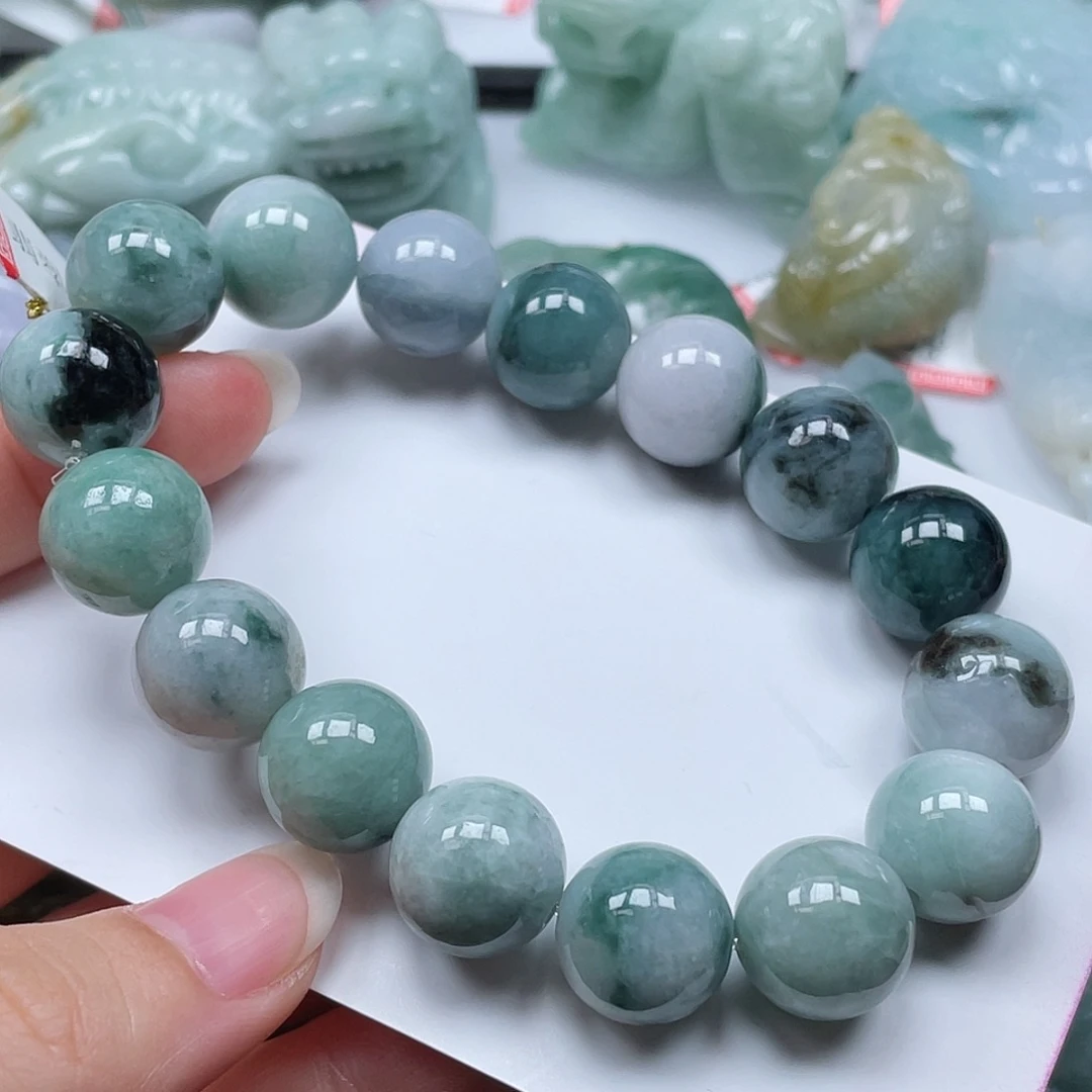 翡翠未镶嵌吊坠(不含链)卡13.2mm