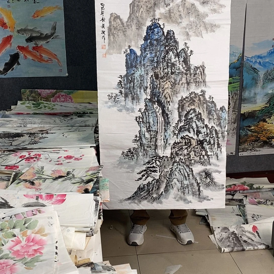 国画手写手绘国画作品10