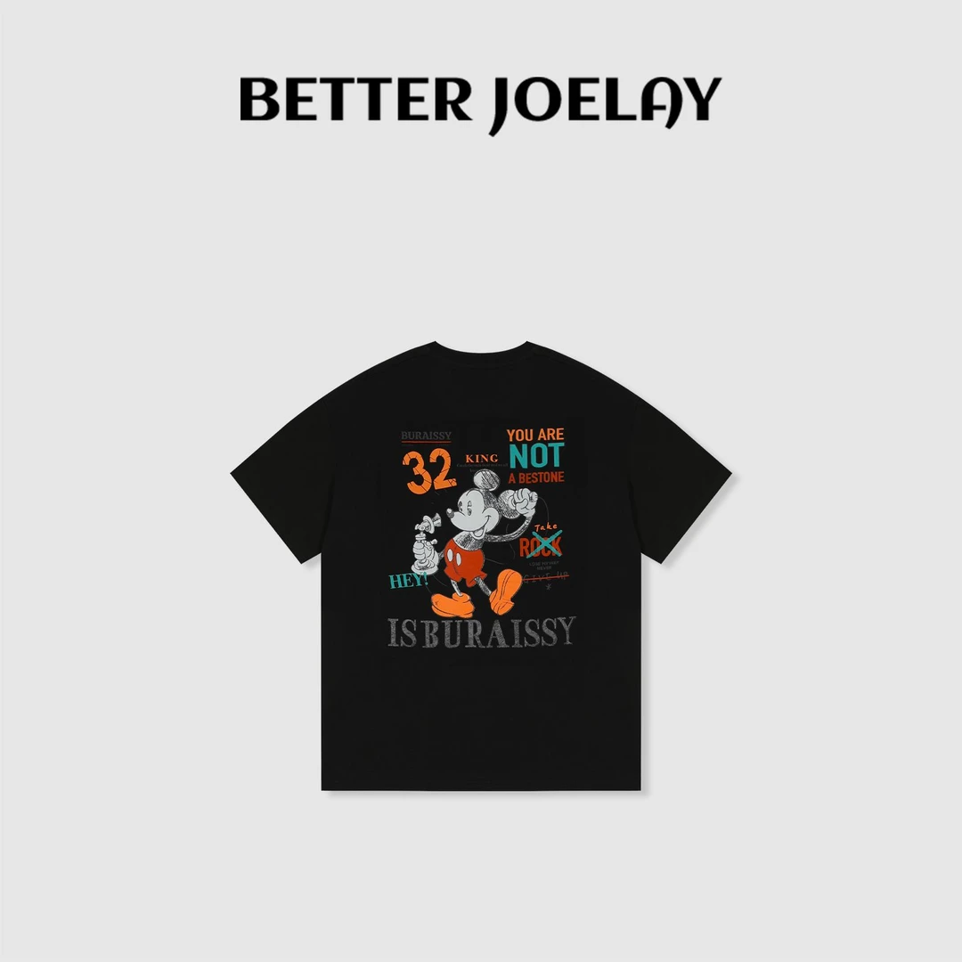 BETTER JOELAY-大版【尤米】时尚T恤短袖可爱潮流休闲风Z0729