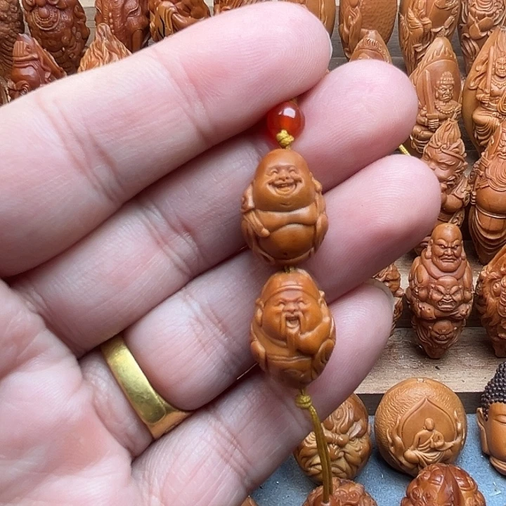 橄榄核吊坠14财迷