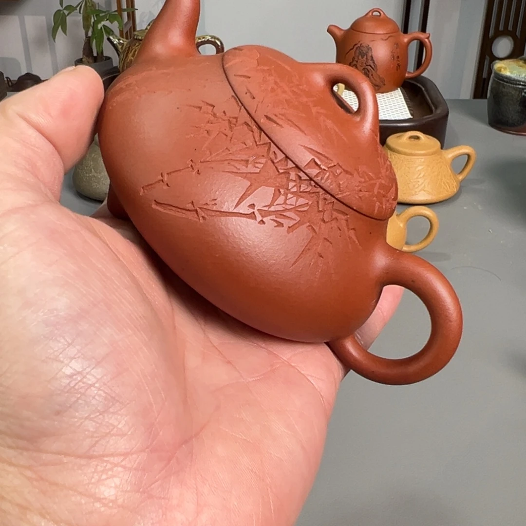 我***风紫砂茶壶大红袍汉棠