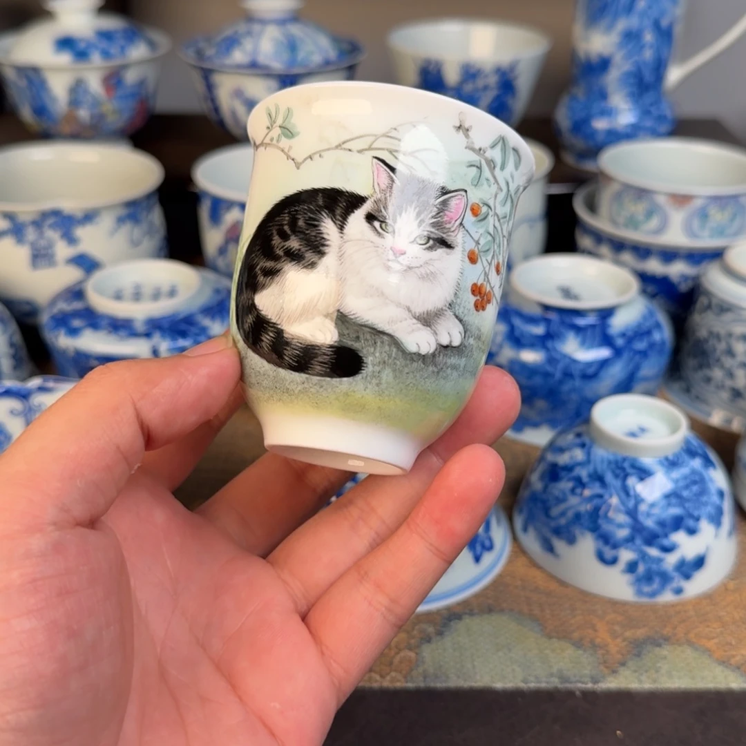 廿***悟现代手工手绘茶器