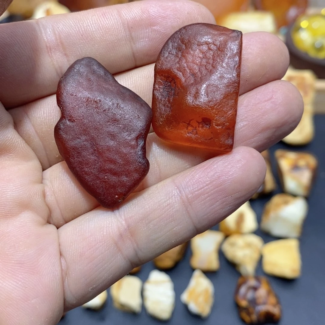 缘***君琥珀未镶嵌裸石蜜蜡原石定制