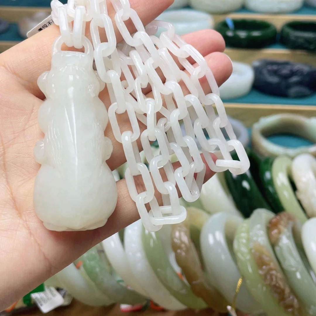 套链未镶嵌和田玉