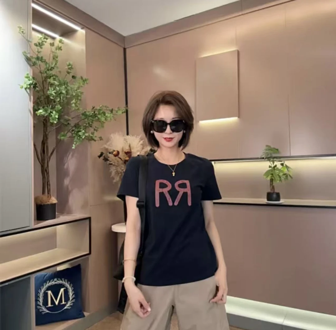 东木家-新版双r字母T恤衫