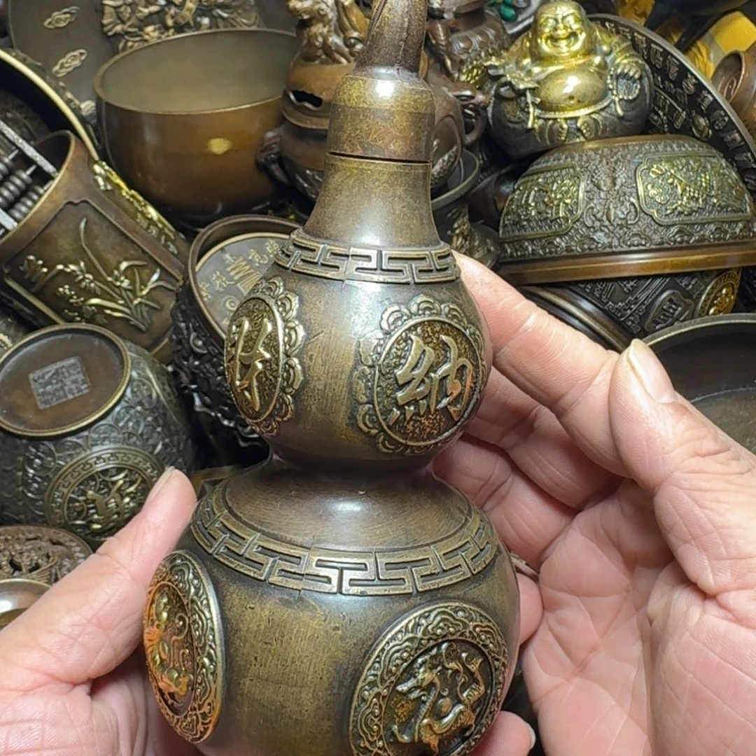 铜器摆件收收藏藏