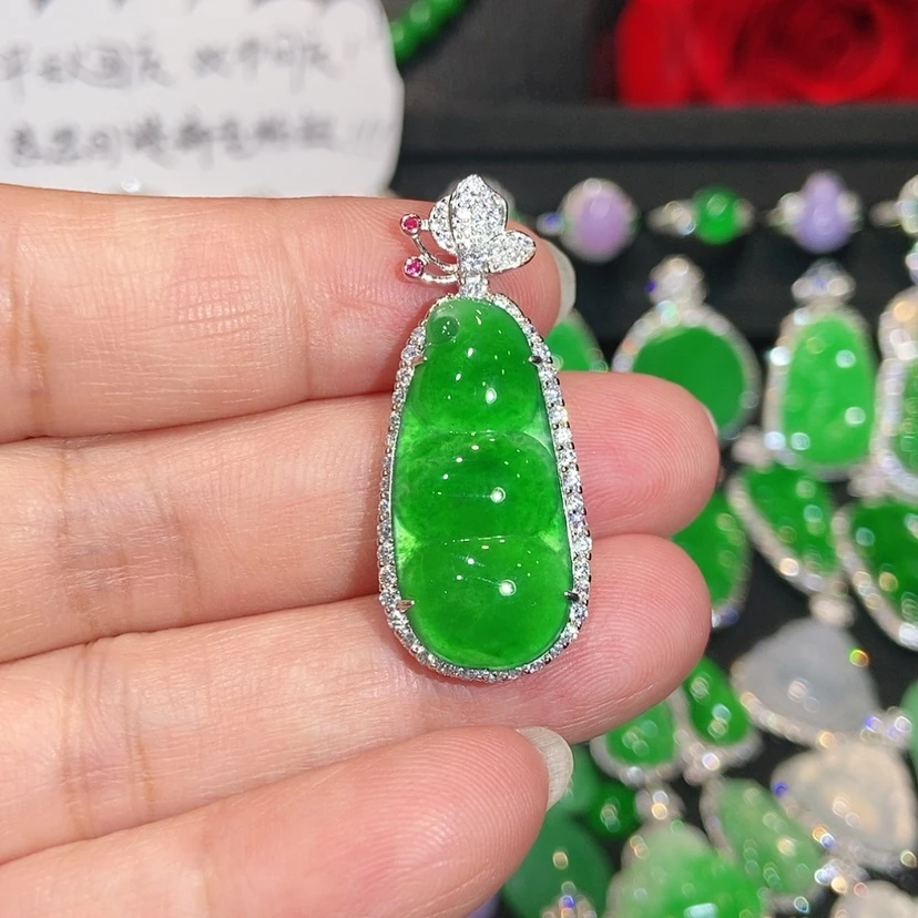 【闪购商品】颈饰未镶嵌翡翠天然翡翠