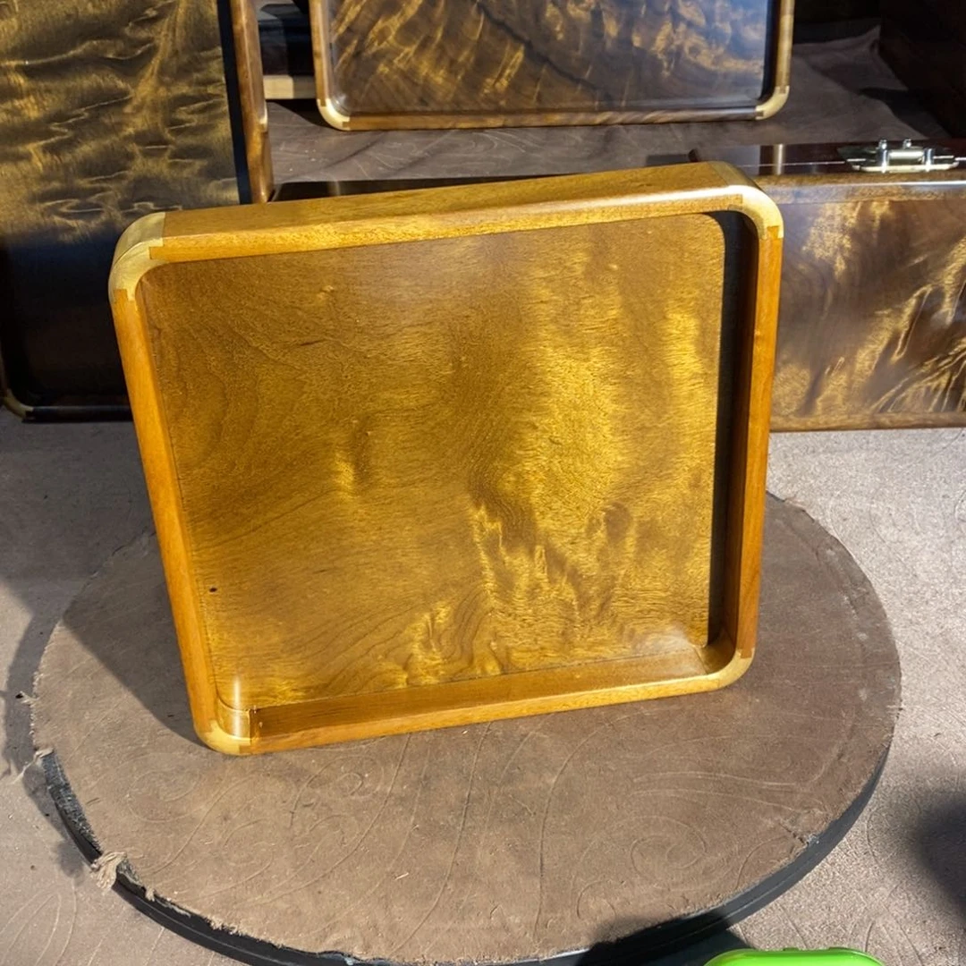 金丝楠枋*凌金丝楠木文盘