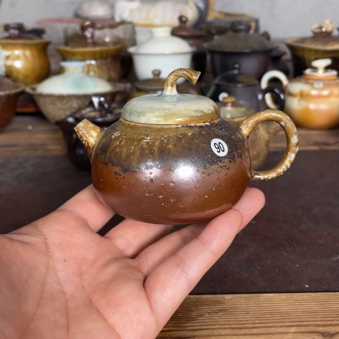 茄瓜90金珍珠。  柴烧。