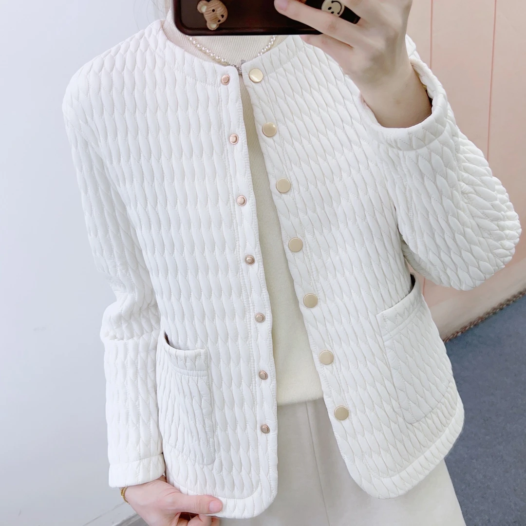 349时尚休闲百搭纯色棉服短款外套W7349/GP