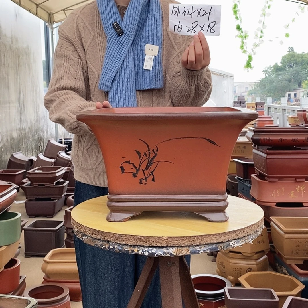紫砂花盆紫砂花盆