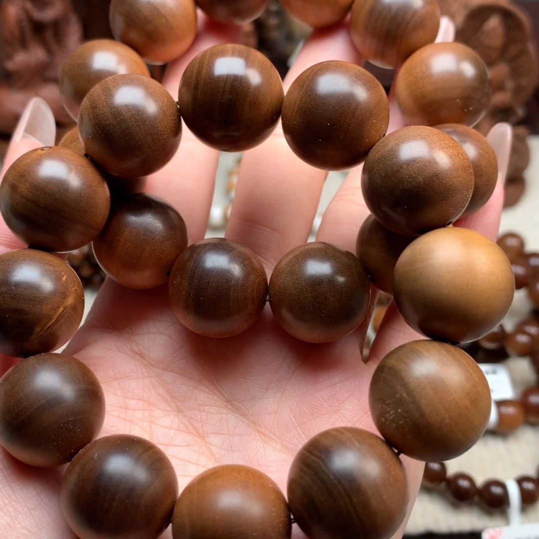 手串/手链檀香木老山檀香2:0奶香黑肉微瑕