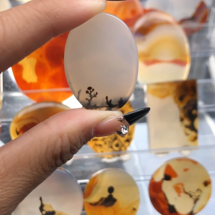 玛瑙/玉髓颈饰未镶嵌132