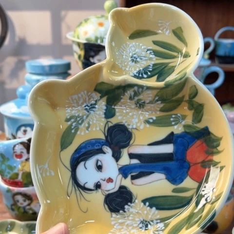 炉景德镇釉下手绘陶瓷