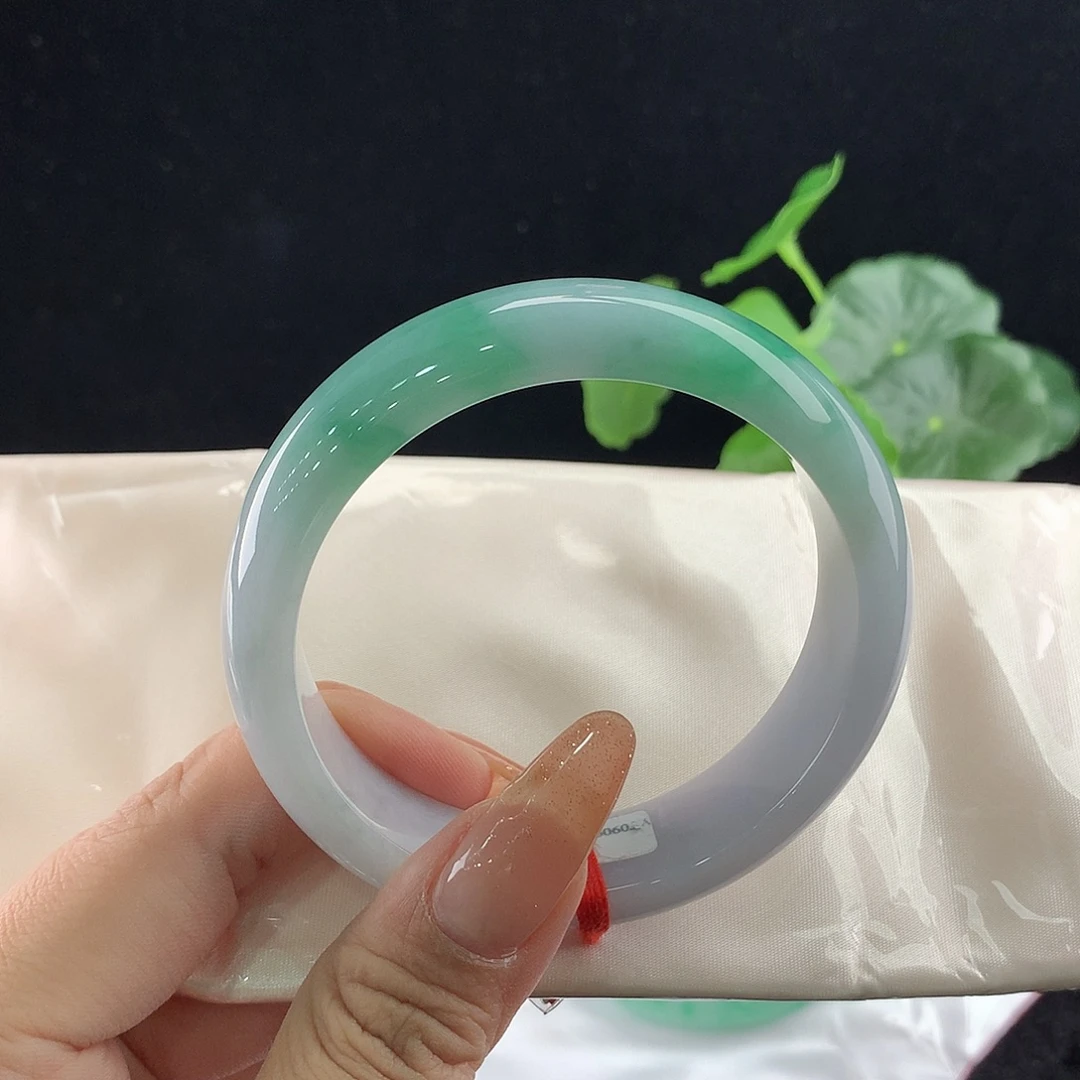 翡翠未镶嵌手镯正59