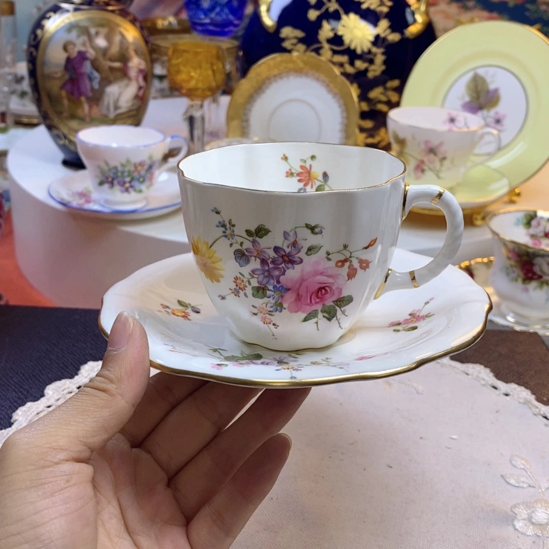 瓷片德比瓷器欧瓷咖啡杯水晶杯