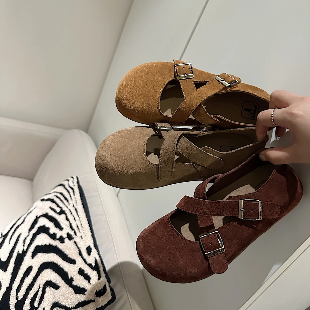 TS网红舒适休闲鞋女2024年秋季新款软底外穿时尚百搭博肯鞋子